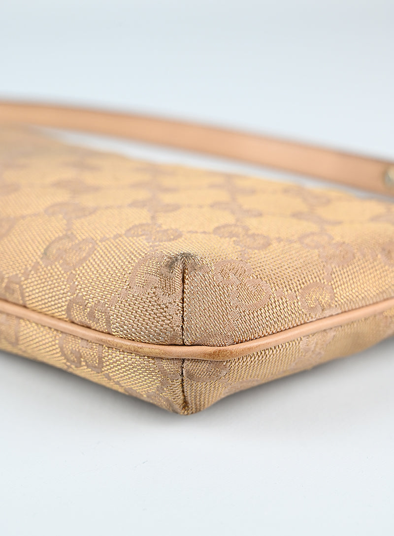 Gucci Pink Gold Fabric Handbag for Women - Elegant Designer Tote for Work, Travel & Everyday Use