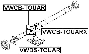 FEBEST VWCB-TOUAR Car Parts - 1 Year Warranty - High Quality Auto Components for Volkswagen Touareg - Perfect for Engine Maintenance & Vehicle Repair