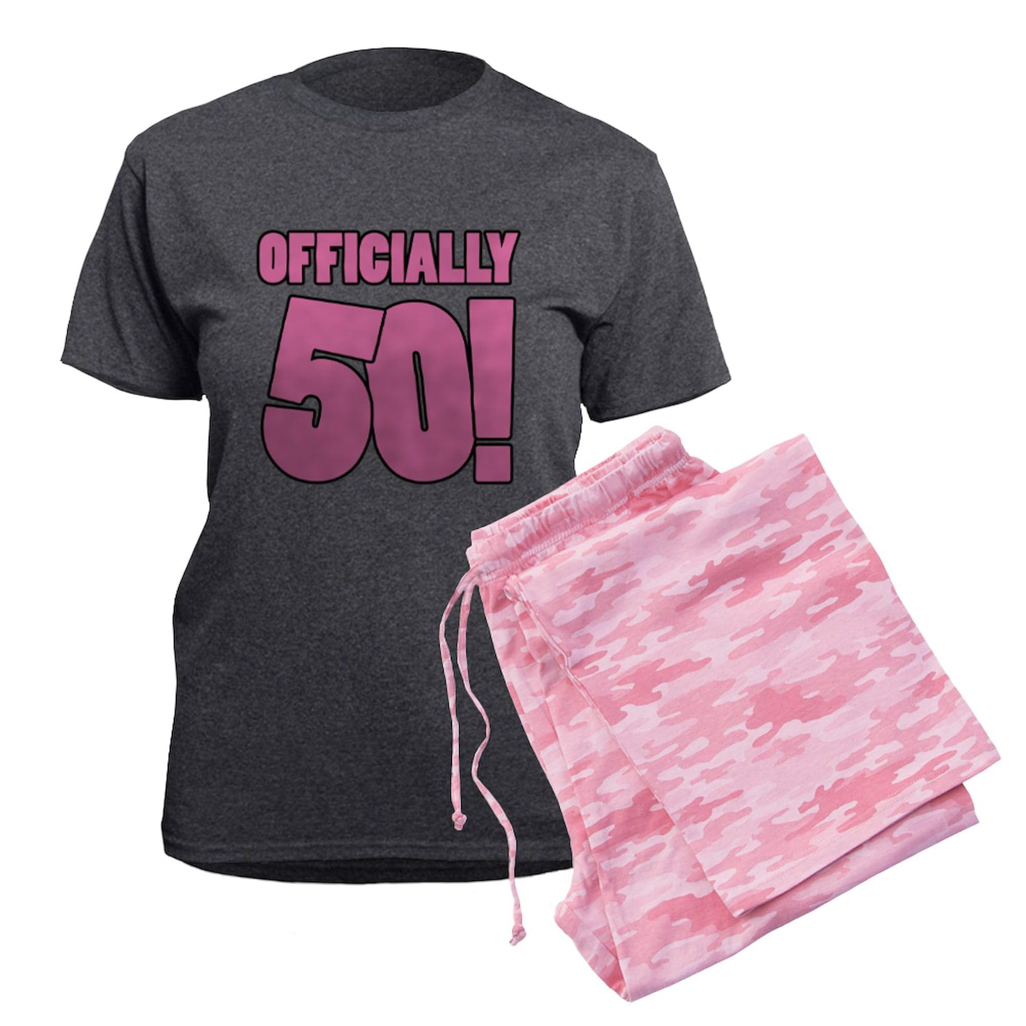 50th Birthday Pajamas for Women - Funny & Novelty Charcoal Lounge Set - Perfect for Birthday Gifts, Sleepovers & Relaxing at Home