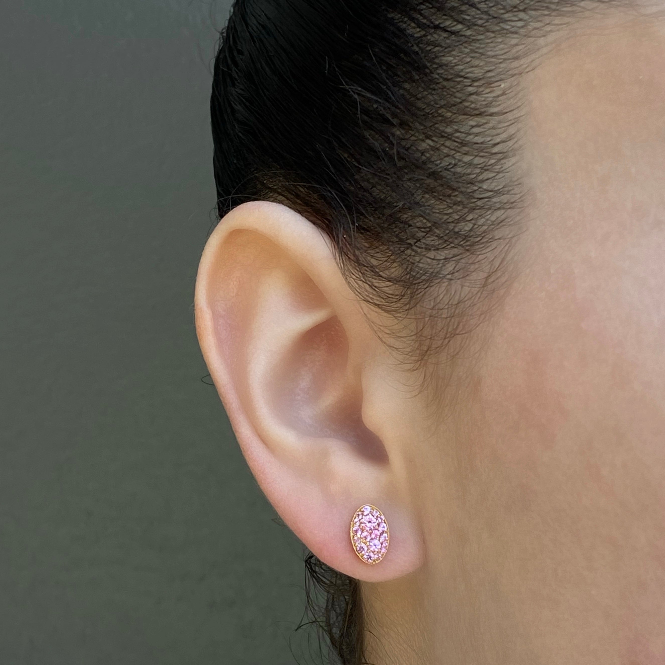 Petit Cluster Stud Earrings for Women - Dainty Gold Plated Studs for Everyday Wear | Perfect for Work, Date Night & Special Occasions