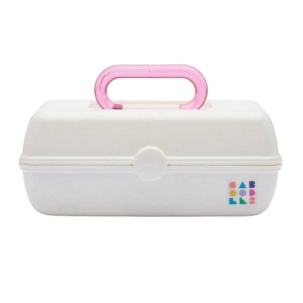 Caboodle Pretty In Petite Makeup Organizer - Portable Cosmetic Case for Travel & Daily Use | Perfect for Teens & Women | Compact Storage for Makeup, Jewelry & Essentials