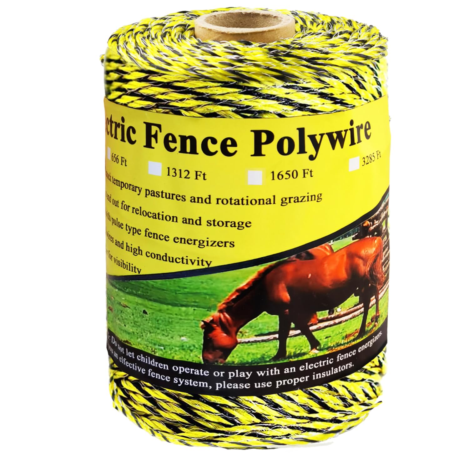 330 Feet Electric Fence Polywire - 1/8