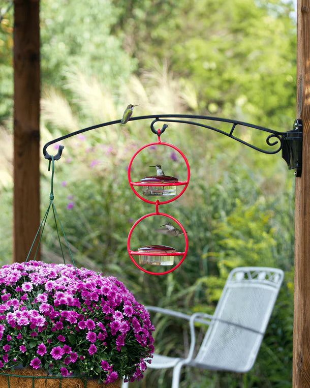 Brome BirdsUP 25 Hanging Bracket - Heavy Duty Bird Feeder Hanger for Outdoor Use - Perfect for Gardens, Patios, and Backyards - Durable Steel Construction for Long-Lasting Support