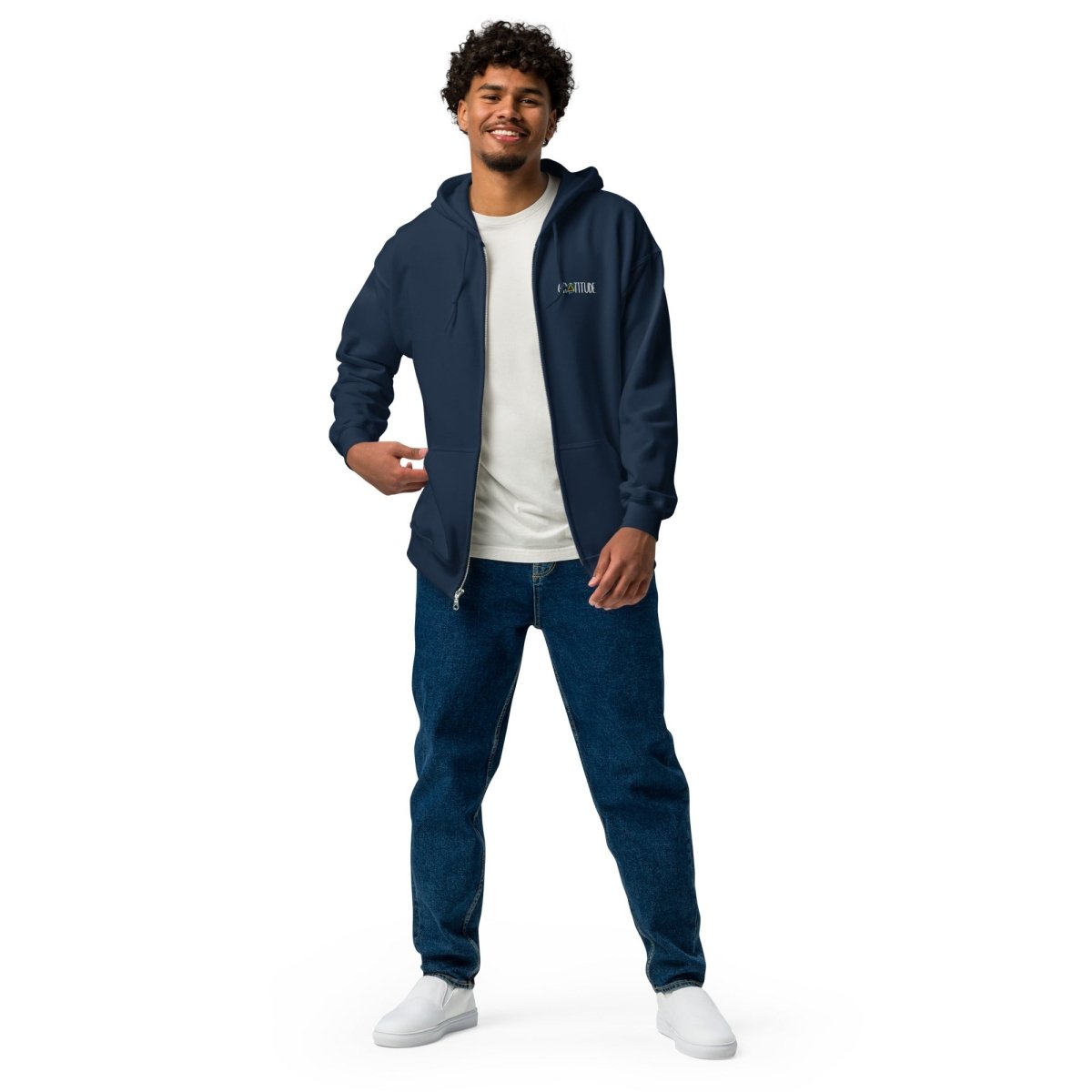 Unisex Heavy Blend Zip Hoodie - Comfortable & Stylish Pullover for Men & Women - Perfect for Casual Wear, Gym, and Outdoor Activities