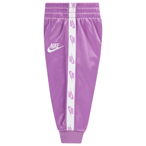 Nike Kids' Logo Taping Fuchsia Full Zip Tracksuit Set - Stylish & Comfortable Outfit for School, Sports & Playtime
