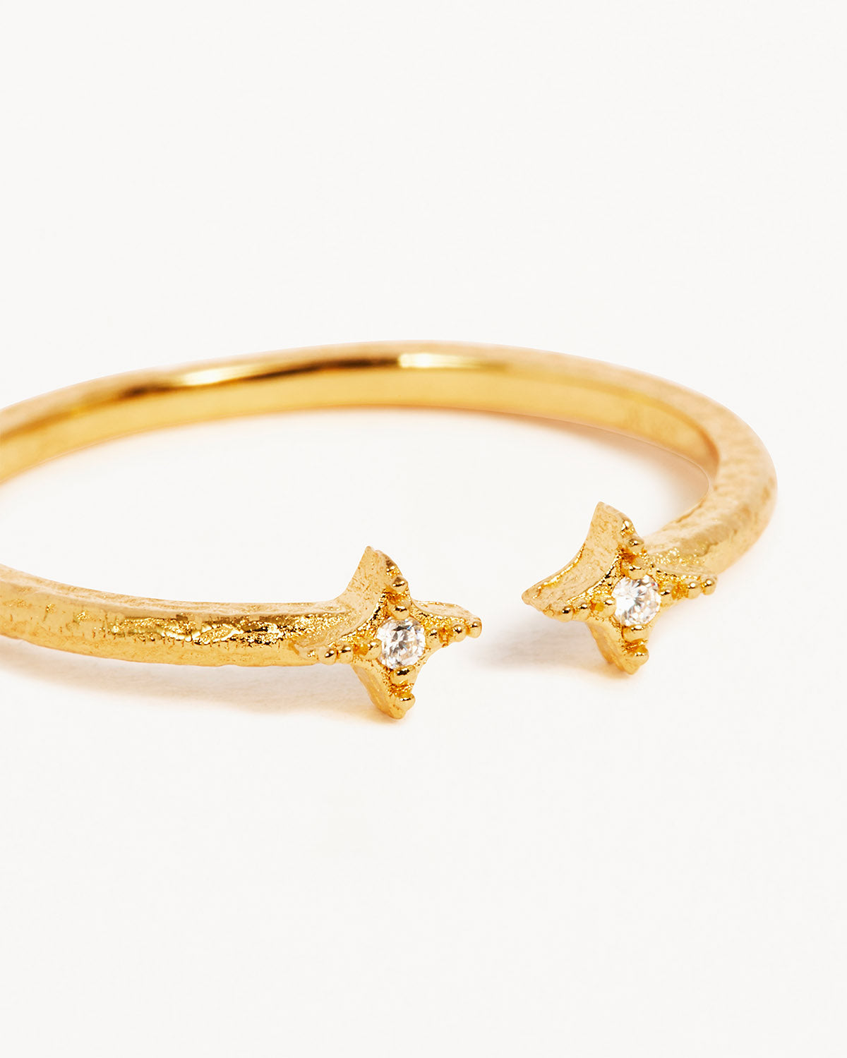 18K Gold Vermeil Wish Ring for Women - Elegant Stackable Dainty Jewelry for Birthday, Anniversary & Everyday Wear