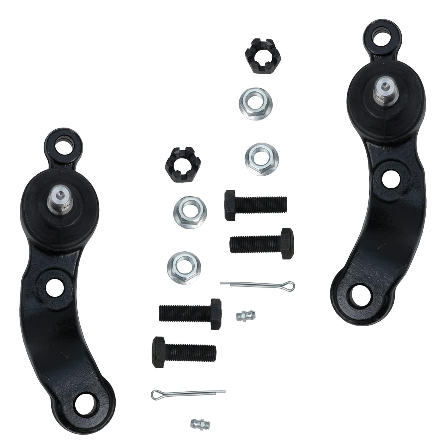 Detroit Axle - 8pc Front Suspension Kit for 2001-2004 Toyota Tacoma RWD | Stabilizer Sway Bars, Outer Tie Rod Ends, Lower & Upper Ball Joints Replacement | Perfect for Off-Roading, Daily Commuting & Truck Maintenance