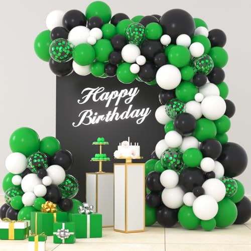 Green Black White