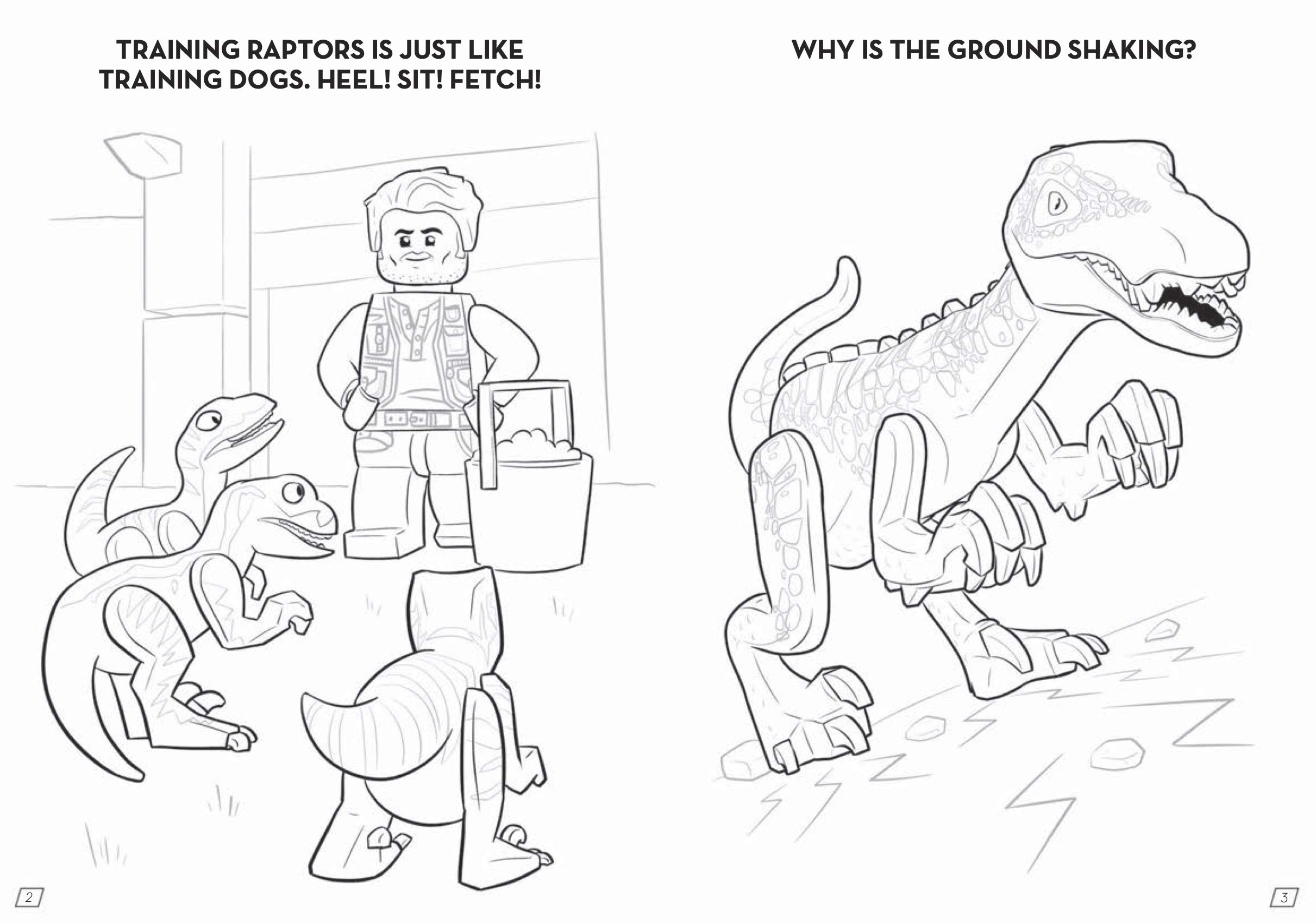 LEGO® Jurassic World™ Coloring Book - Fun Dinosaur Activity Book for Kids, Creative Art & Relaxation | Perfect for Travel, Birthday Gifts & Family Bonding Time