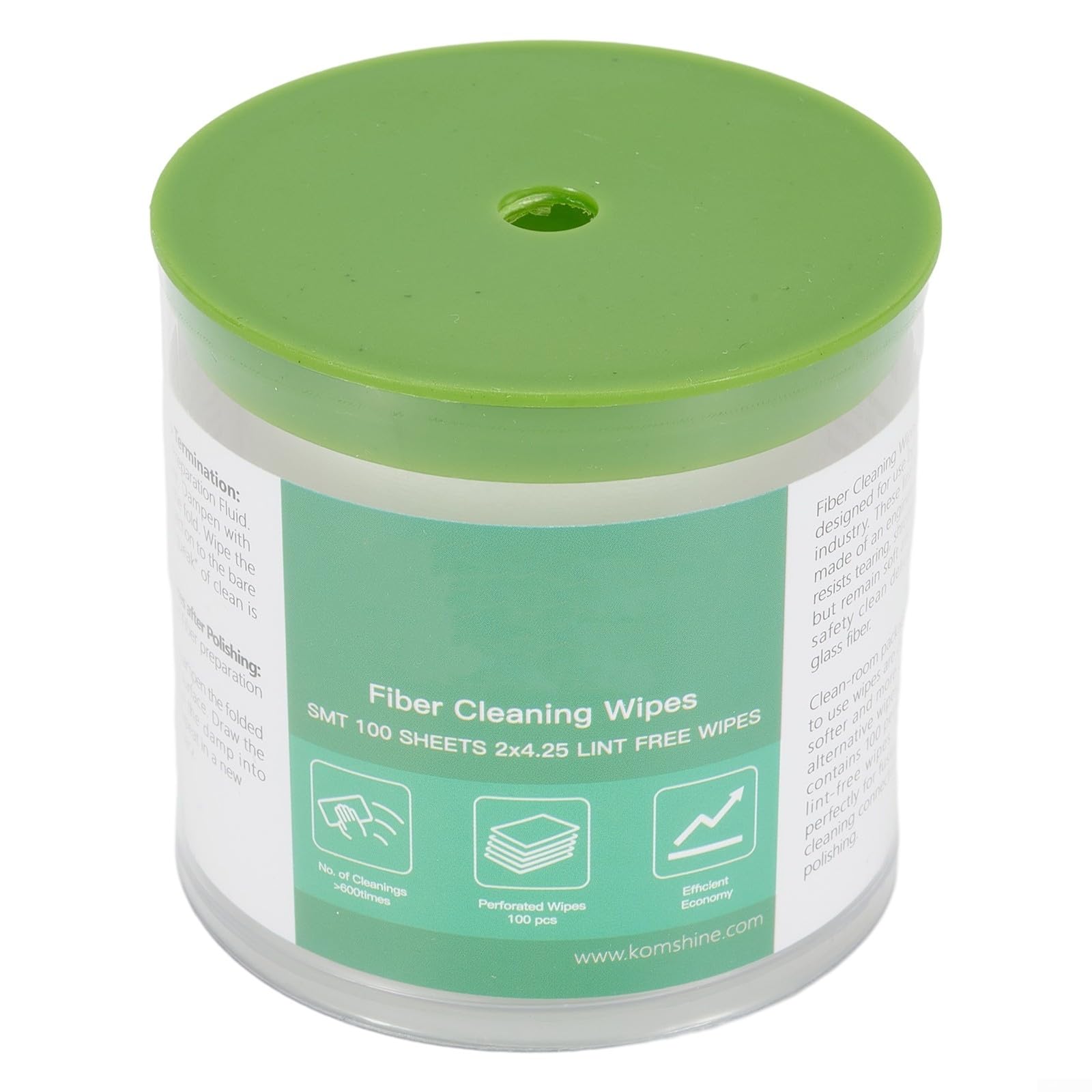 Komshine FOCW Fiber Wipes - 600+ Uses for Optics & Electronics Cleaning