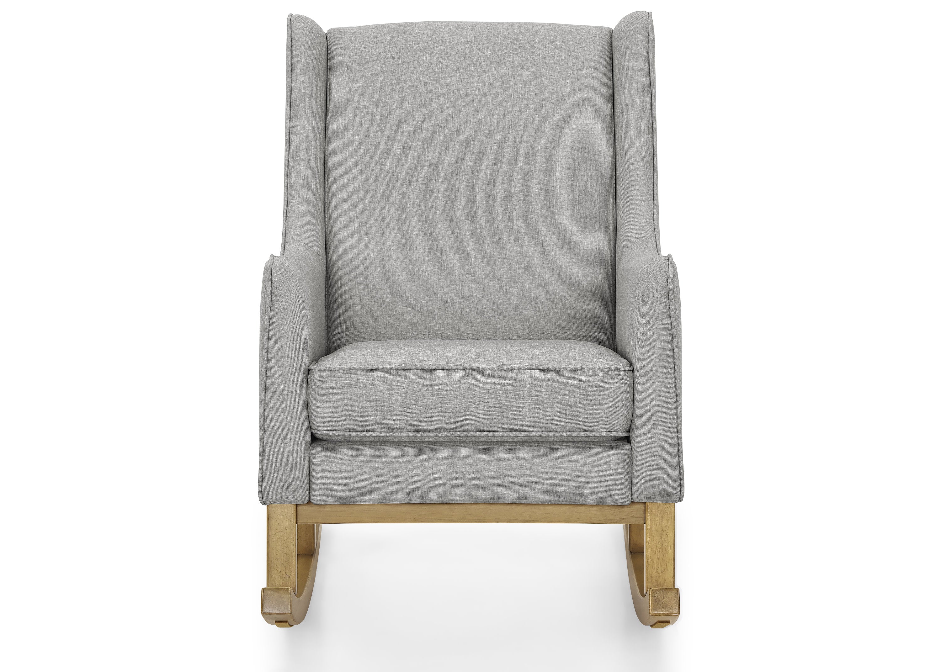 Comfortable Hanover Rocking Chair for Living Room - Relaxing Wooden Rocker with Padded Seat & Backrest - Perfect for Nursery, Porch or Patio