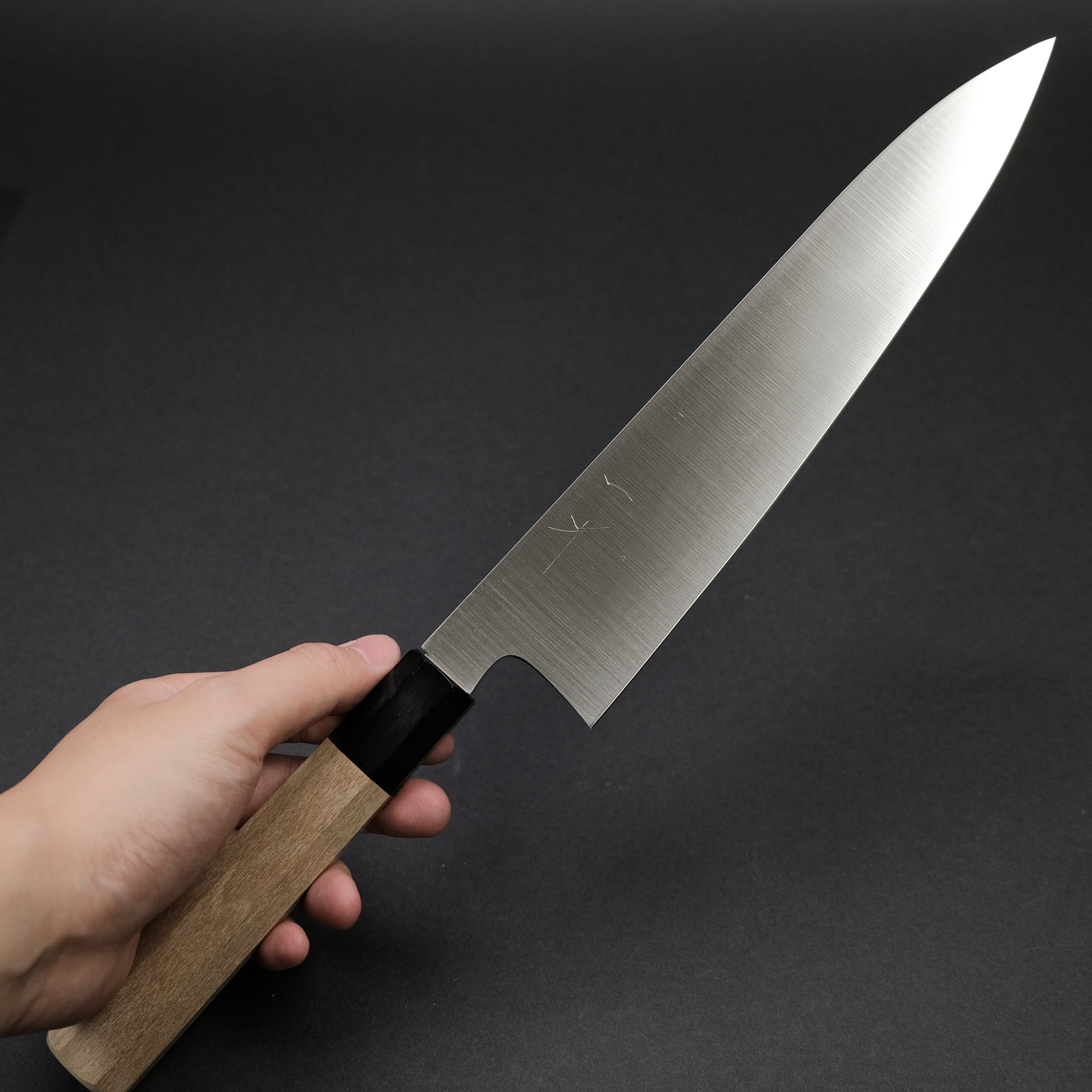 Hitohira SKR 240mm Gyuto Japanese Chef Knife - High Carbon Stainless Steel Blade with Ho Wood Handle - Perfect for Sushi, Meat Cutting & Professional Kitchen Use