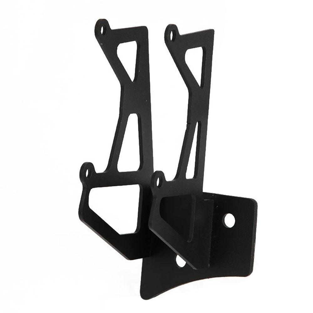 Dual A Pillar Pods Light Mount Brackets for Jeep Wrangler (2007-2015) - Universal Off-Road LED Light Mounting Kit for Enhanced Night Driving & Off-Road Adventures