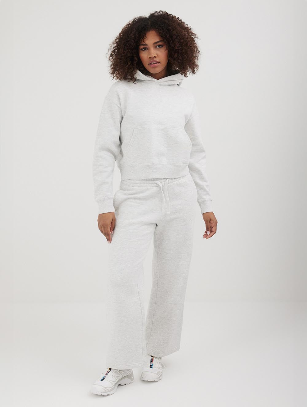 Women's Hart Eco Fleece Cropped Hoodie - Sustainable Soft Pullover for Casual Wear, Gym & Outdoor Activities