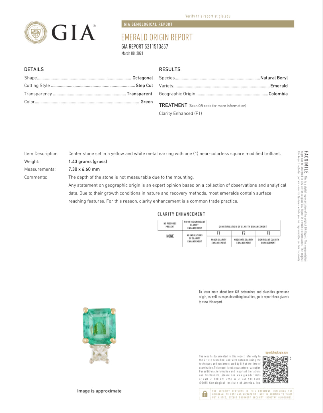 3.10tcw GIA Certified Colombian Emerald & Princess Cut Diamond Earrings in 18K Two-Tone Gold – Perfect for Weddings, Anniversaries & Special Occasions