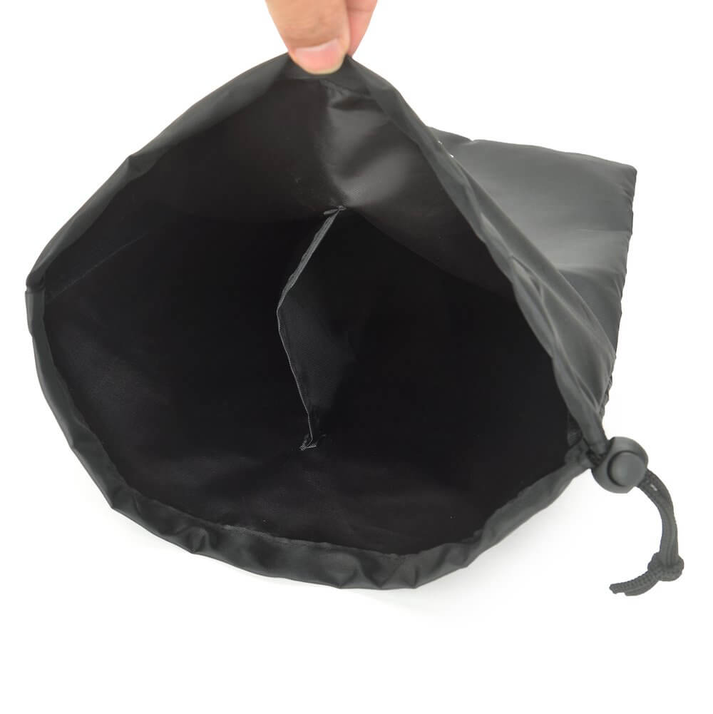 Eco-Friendly Recycled Travel Shoe Bags 2 Pack - Black Waterproof Shoe Organizers for Luggage, Gym & Storage | Perfect for Travel Accessories & Shoe Protection