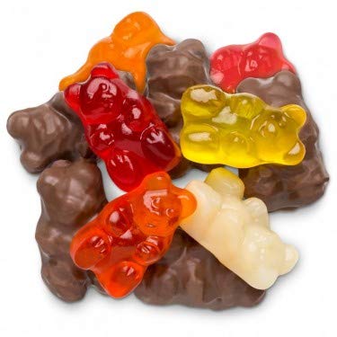 Premium Chocolate Covered Gummy Bears - 12 oz Tub (2-Pack) | Gourmet Candy for Parties, Gifts & Sweet Cravings | Indulgent Chocolate Treats for Holidays, Movie Nights & Dessert Lovers