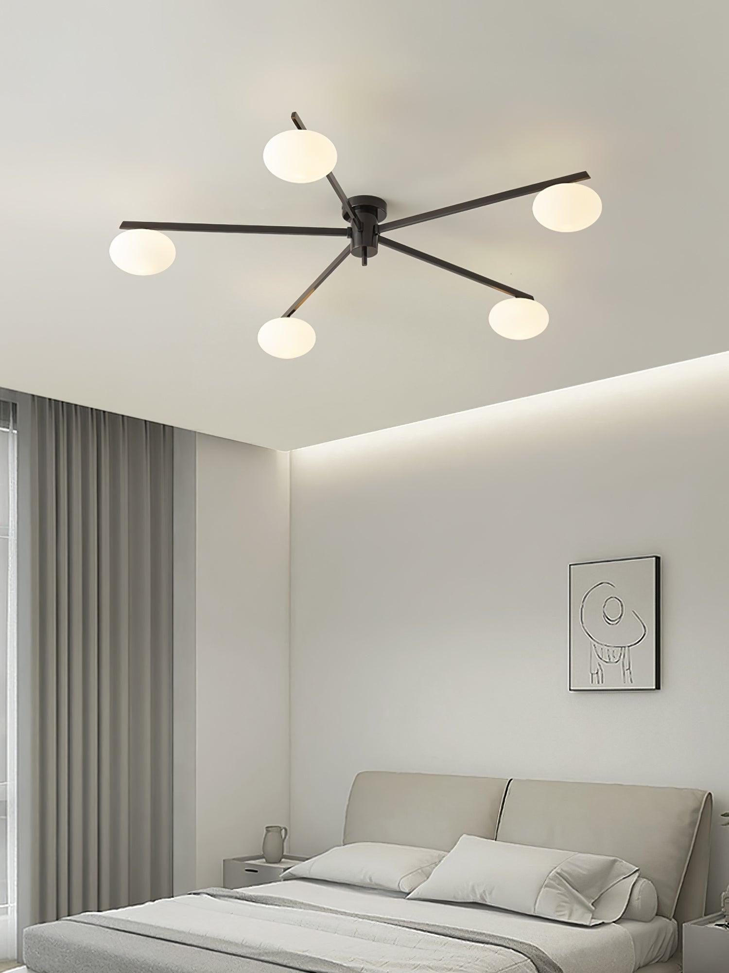 Modern Jasper Ceiling Lamp - Elegant LED Lighting Fixture for Living Room, Bedroom & Dining Room - Perfect for Home Decor & Ambient Lighting