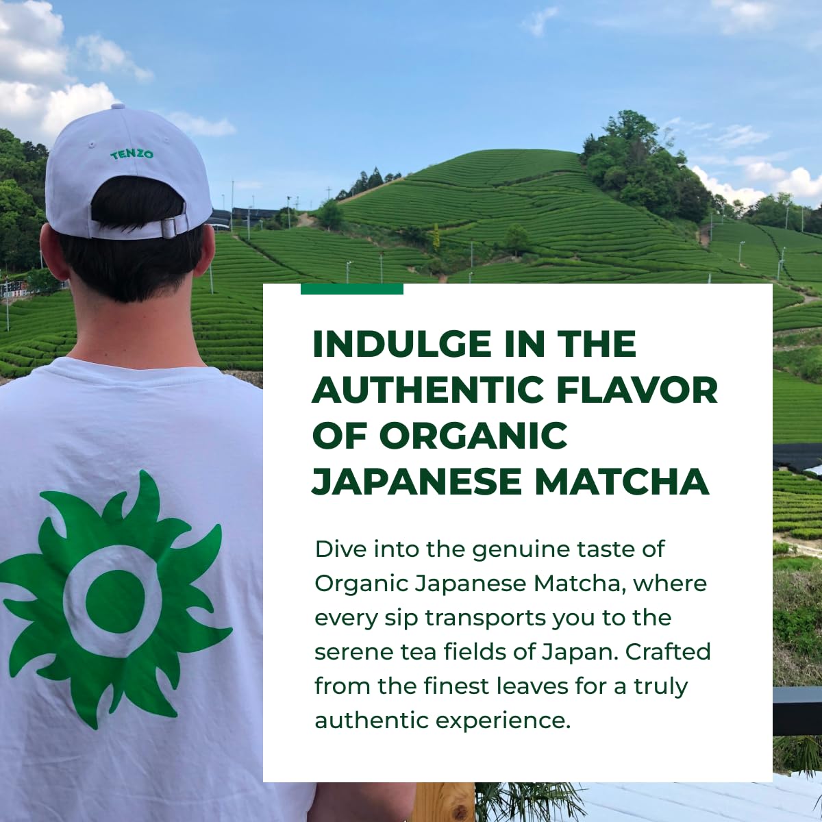 **Organic Tenzo Matcha Green Tea Powder - USDA Certified Premium Grade Japanese Matcha for Lattes & Smoothies - Authentic Ceremonial Matcha Tea (1.06 oz) - Perfect for Energy Boosts, Baking & Healthy Drinks**