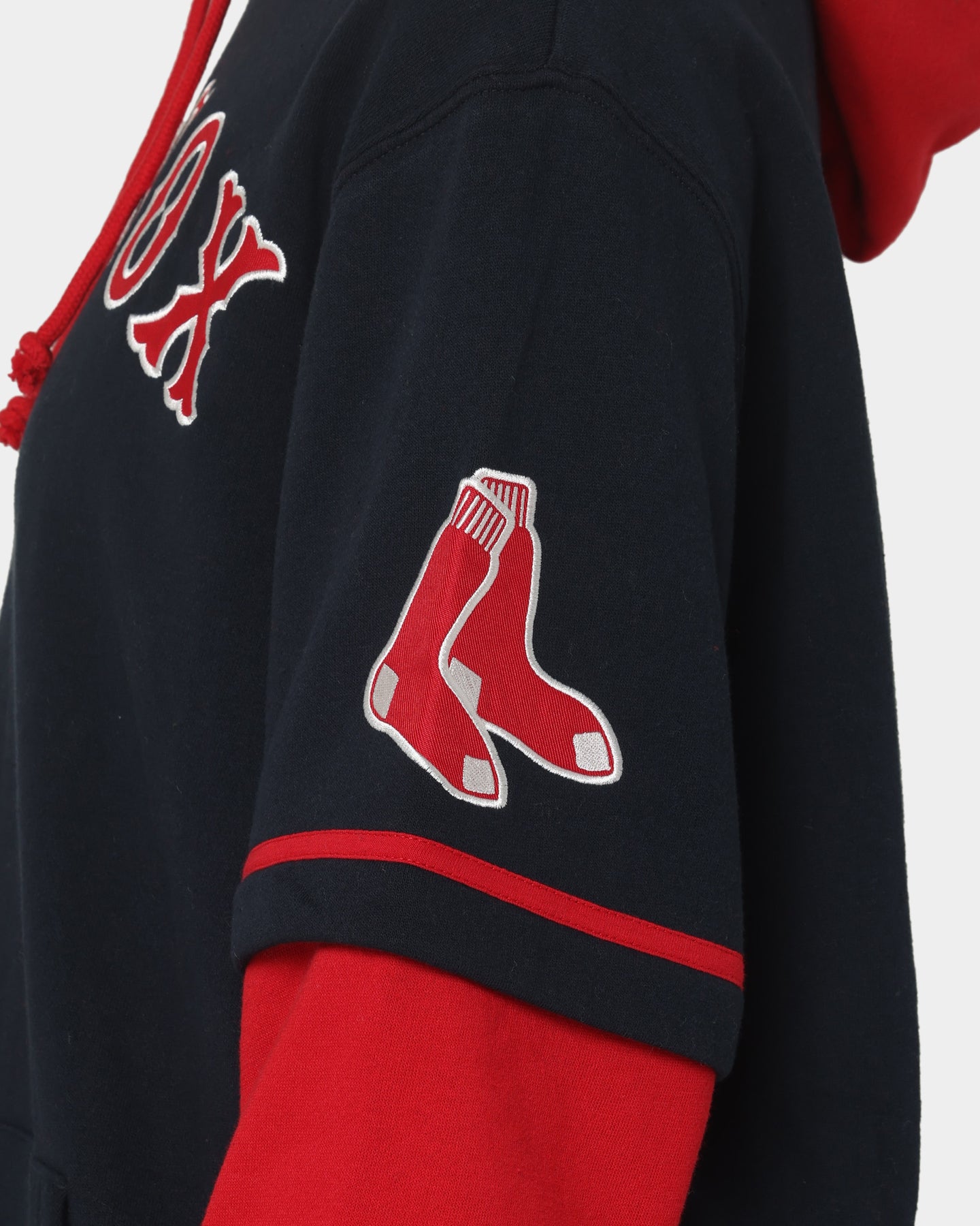 47 Brand Boston Red Sox Shortstop Hoodie for Men - Navy Blue Pullover Hooded Sweatshirt - Perfect for Baseball Games, Fall Weather & Casual Wear