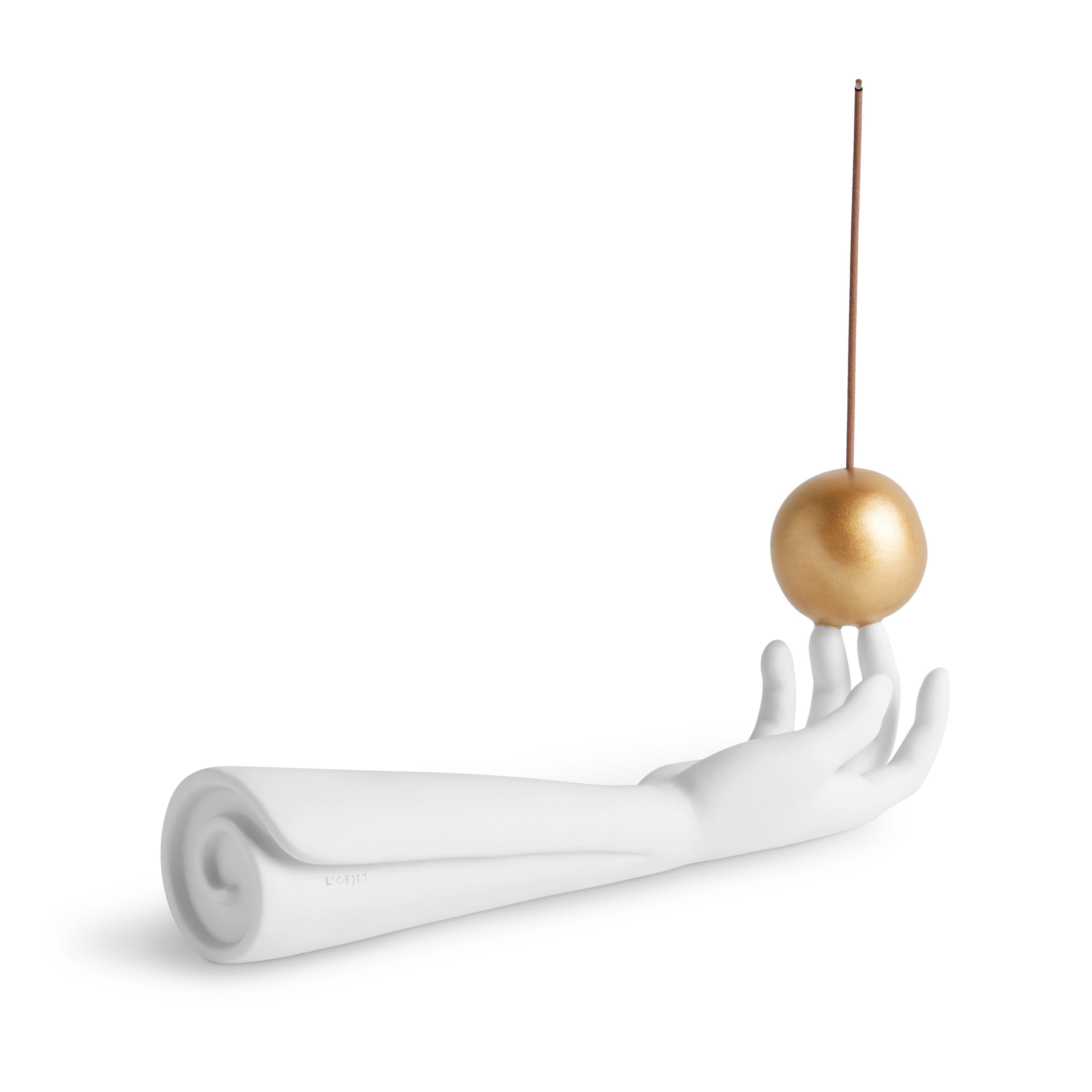 Premium Atlas Incense Holder - Handcrafted Ceramic Burner for Aromatherapy & Meditation | Perfect for Home, Yoga Studio & Spiritual Spaces