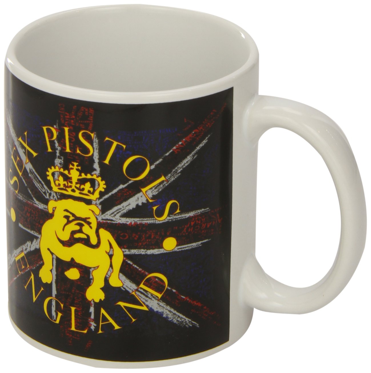 Sex Pistols Bulldog Logo Ceramic Mug with Gift Box - Perfect for Punk Rock Fans, Coffee Lovers & Collectible Gifts