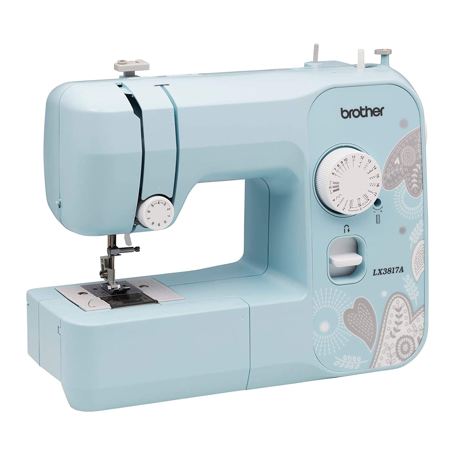 Brother RLX3817A 17-Stitch Sewing Machine - Blue (Renewed) | Perfect for Quilting, Clothing Alterations & DIY Crafts | Home & Professional Use