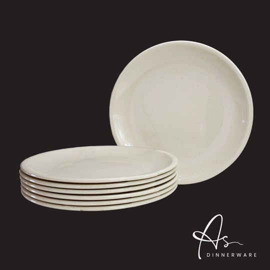 12-Piece Round Plastic Plates Set - 6