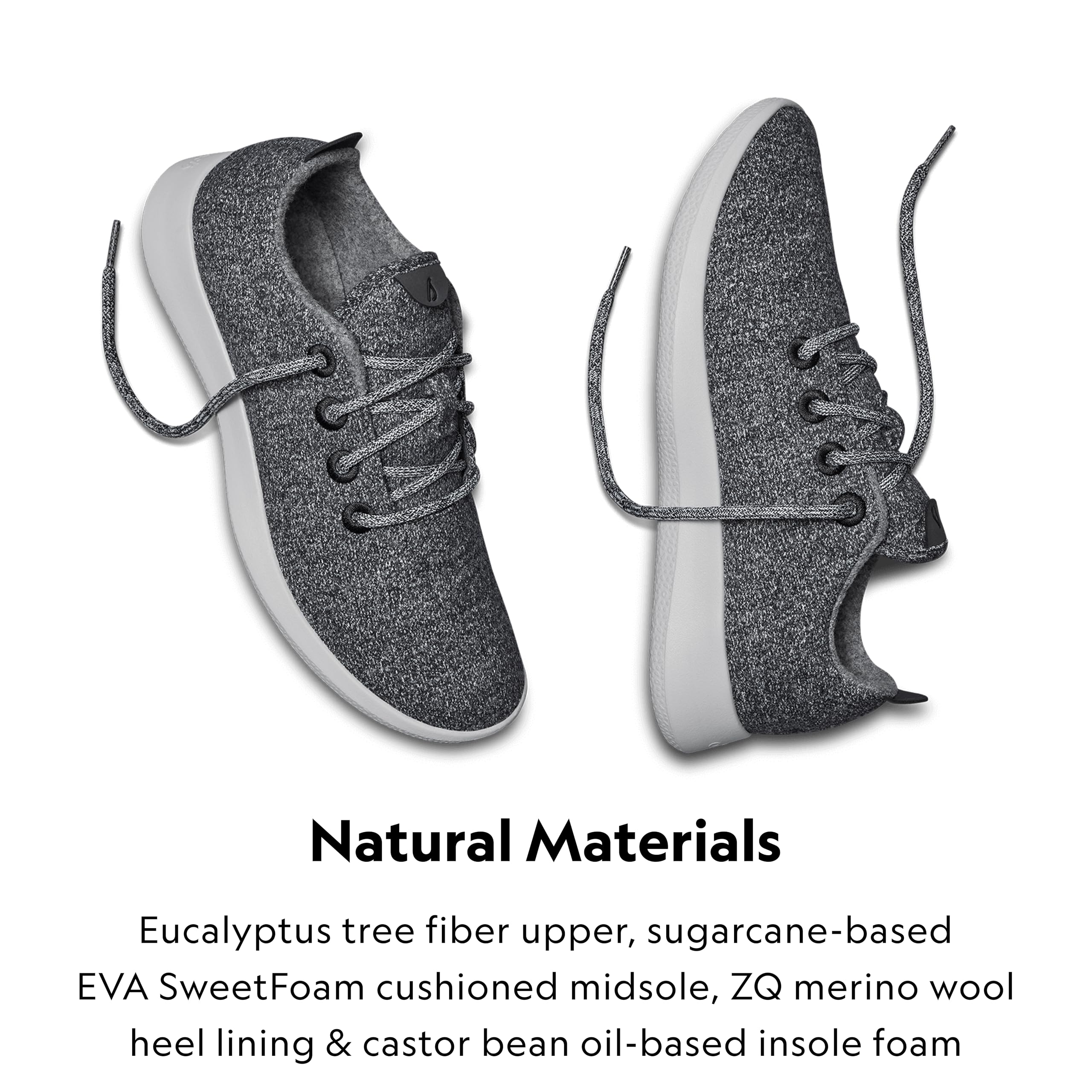 Allbirds Men's Wool Runners - Eco-Friendly Everyday Sneakers | Machine Washable Natural Merino Wool Shoes for Work, Travel & Casual Wear