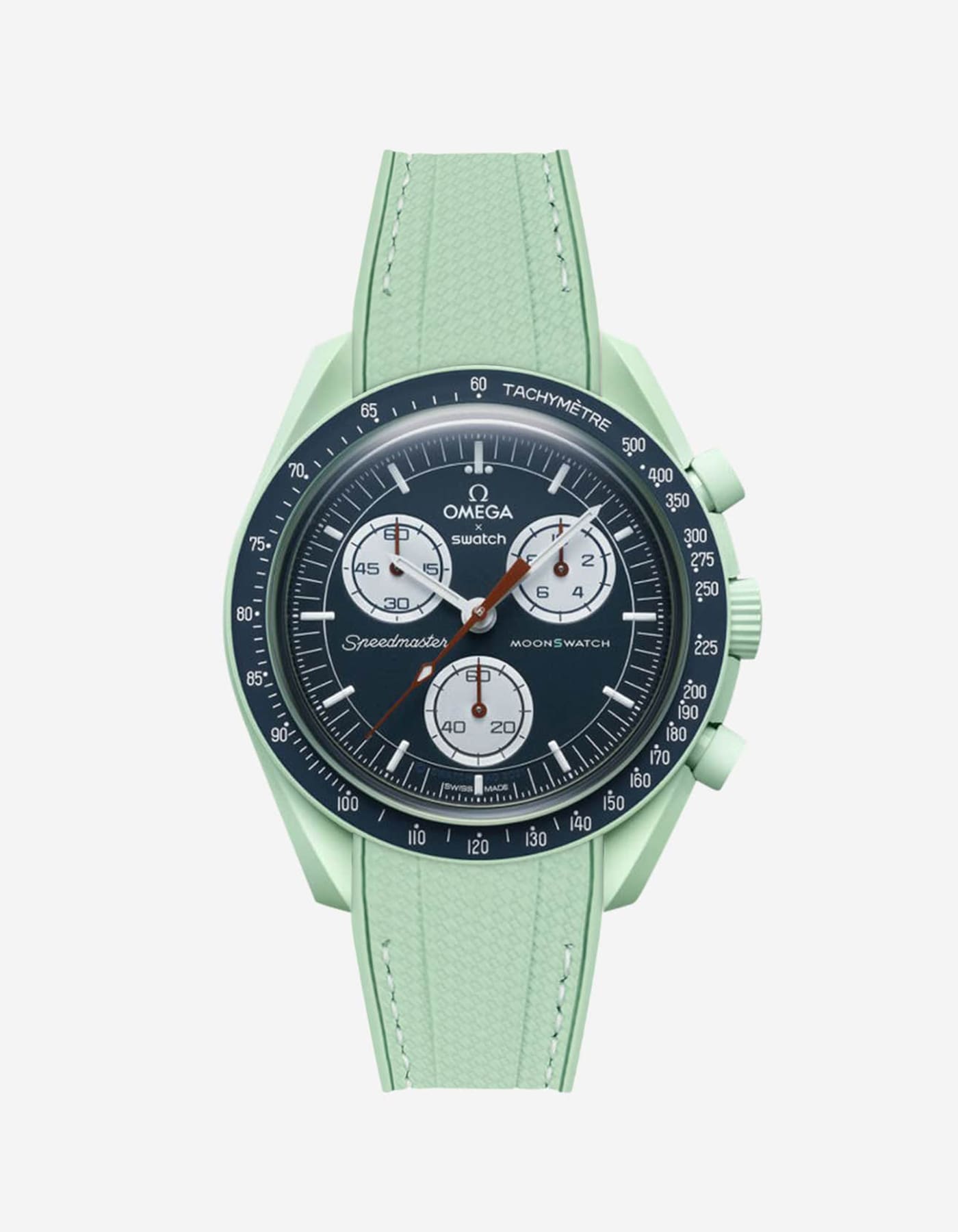 Omega X Swatch MoonSwatch Mission on Earth Replacement Rubber Watch Band - Durable & Comfortable Strap for Everyday Wear & Sports Activities