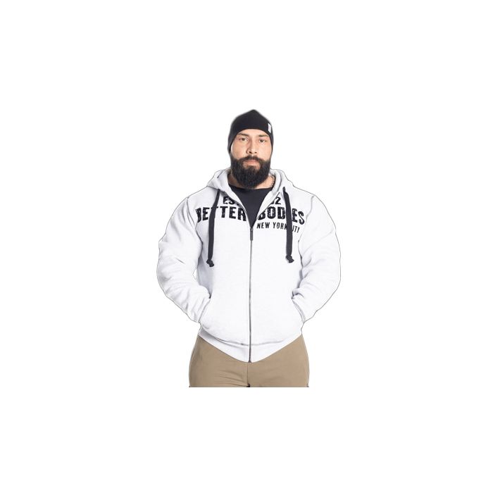 Better Bodies Graphic Hoodie - Light Grey | Stylish & Comfortable Pullover for Men & Women | Perfect for Casual Wear, Gym, and Outdoor Activities