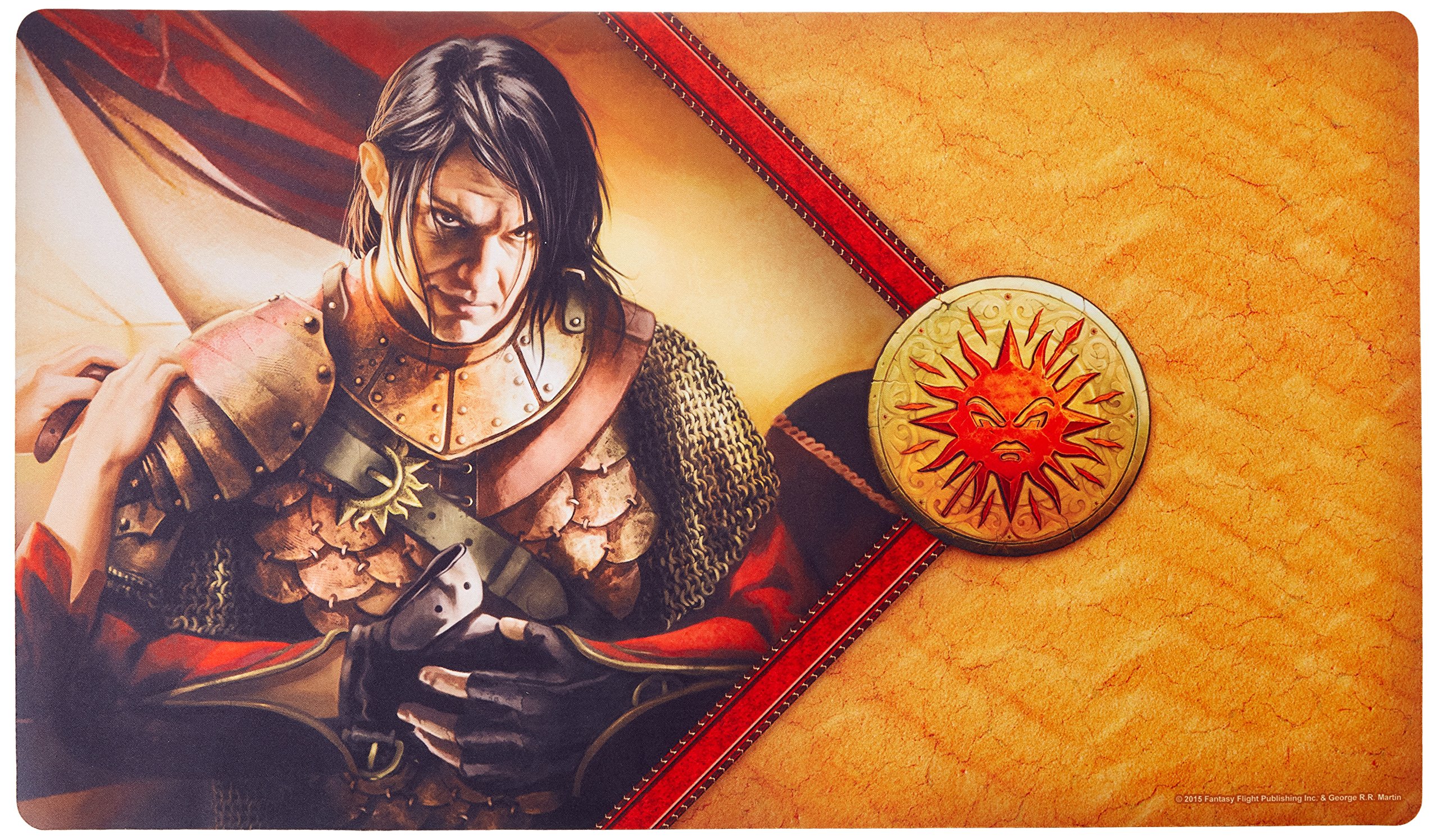 A Game of Thrones Playmat: The Red Viper - Premium Gaming Mat for Card Games, Board Games & Collectibles - Perfect for Game Nights, Tournaments & Fantasy Fans