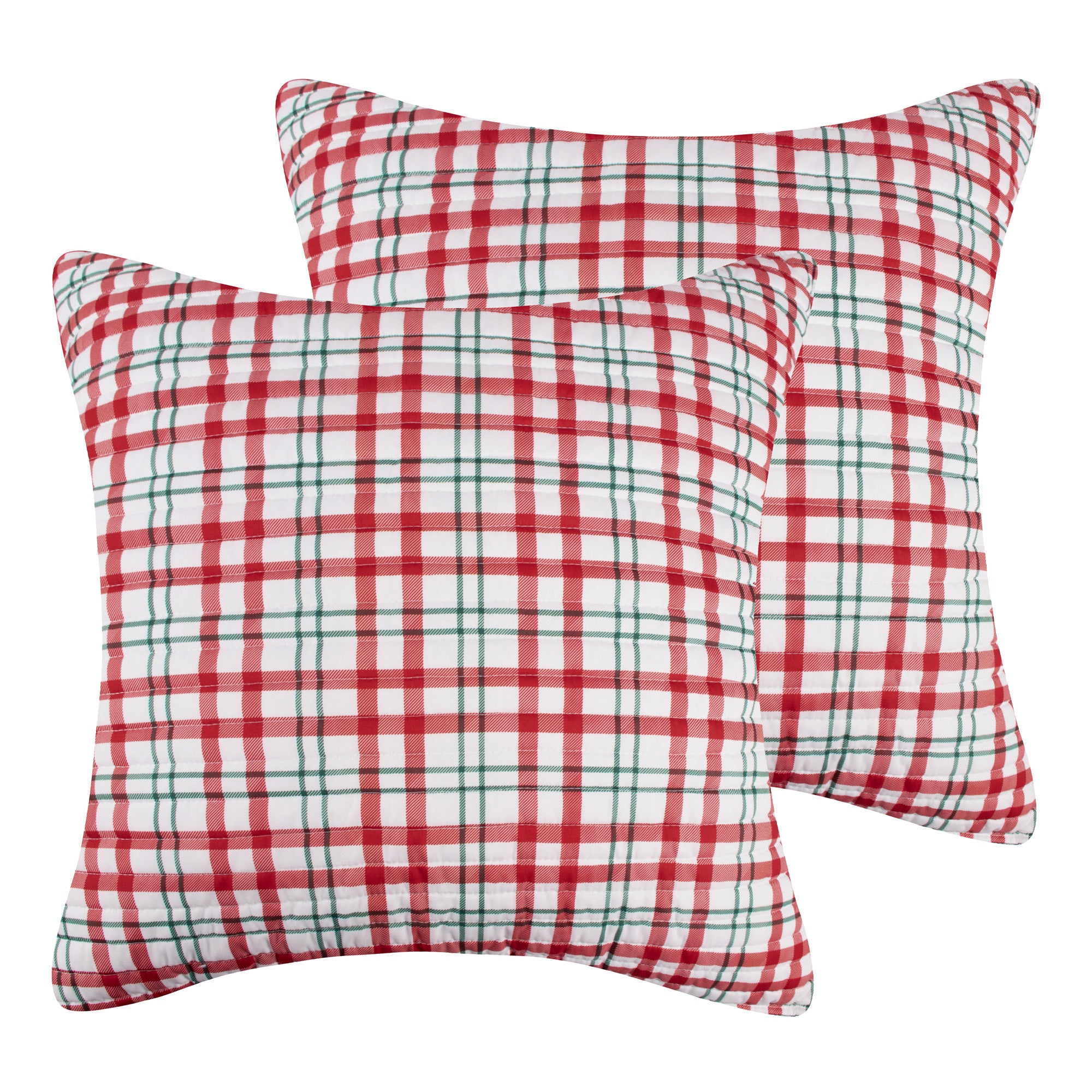 Premium Nutcracker Euro Sham Pillow Covers Set of 2 - 26x26 Inch Decorative Christmas Bedding - Perfect for Holiday Home Decor & Festive Living Room Styling