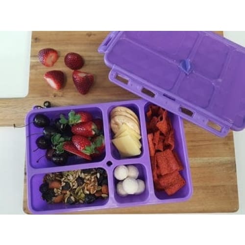 Eco-Friendly Lunch Set - Cosmic Purple Bento Box for Kids & Adults | Perfect for School, Work & Picnics