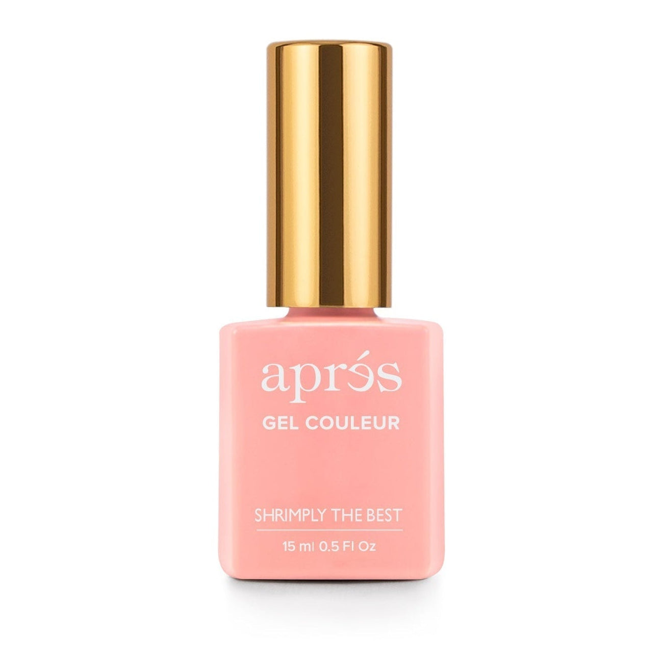 Apres Gel Polish - Shrimply The Best Nail Lacquer | Long-Lasting Gel Nail Color for Manicures & Pedicures | Perfect for Salons, Home Use & Special Occasions