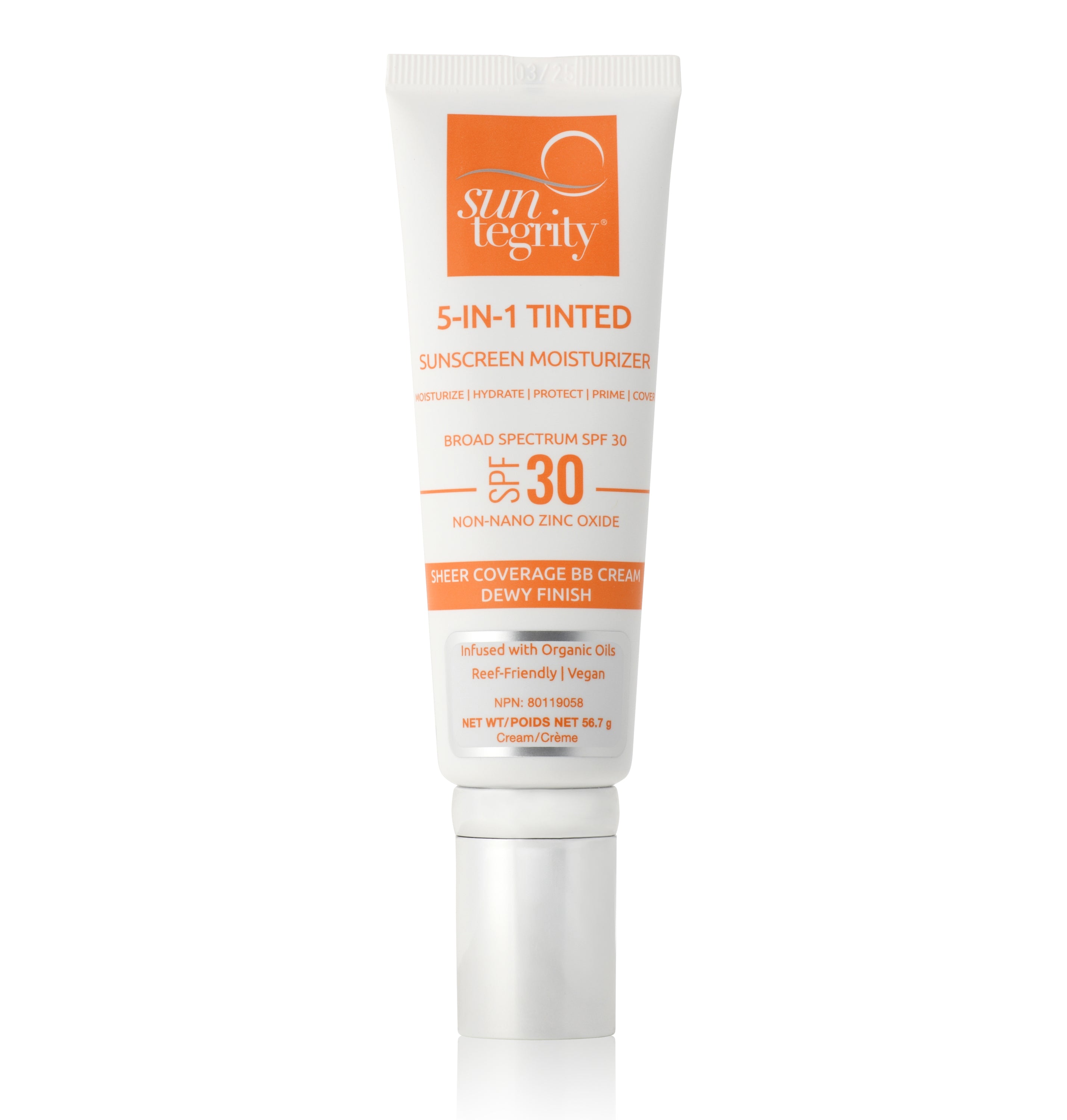 5 IN 1 Natural Moisturizing Face Sunscreen SPF 30 - Hydrating, Anti-Aging & Broad Spectrum Protection | Perfect for Daily Use, Outdoor Activities & Beach Days