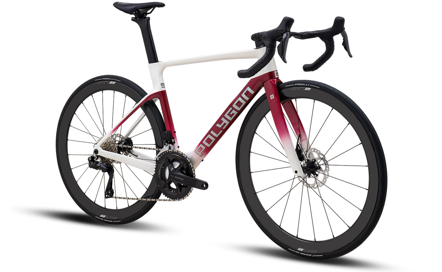 Polygon Helios A7 105 Di2 Carbon Road Bike - Lightweight & Fast Performance for Racing & Endurance Cycling | Perfect for Road Races, Triathlons & Long-Distance Training