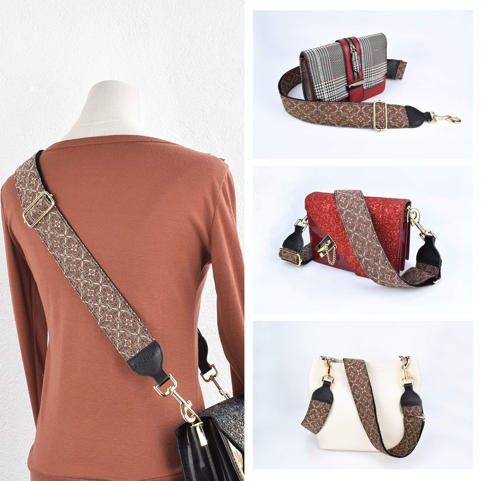 CLOUDMUSIC Replacement Handbag Strap - Adjustable Shoulder & Crossbody Purse Strap for Women & Girls | Perfect for Everyday Use, Travel & Fashion Accessories