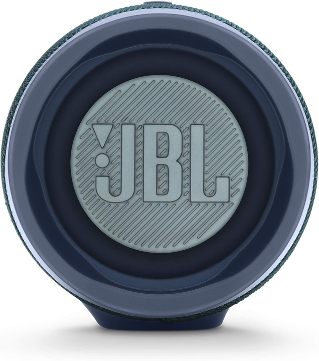 JBL Charge 4 Bluetooth Speaker - Wireless Portable Speaker with Powerful Bass, IPX7 Waterproof, 20-Hour Playtime - Perfect for Outdoor Adventures, Beach Parties & Poolside Relaxation (Blue)