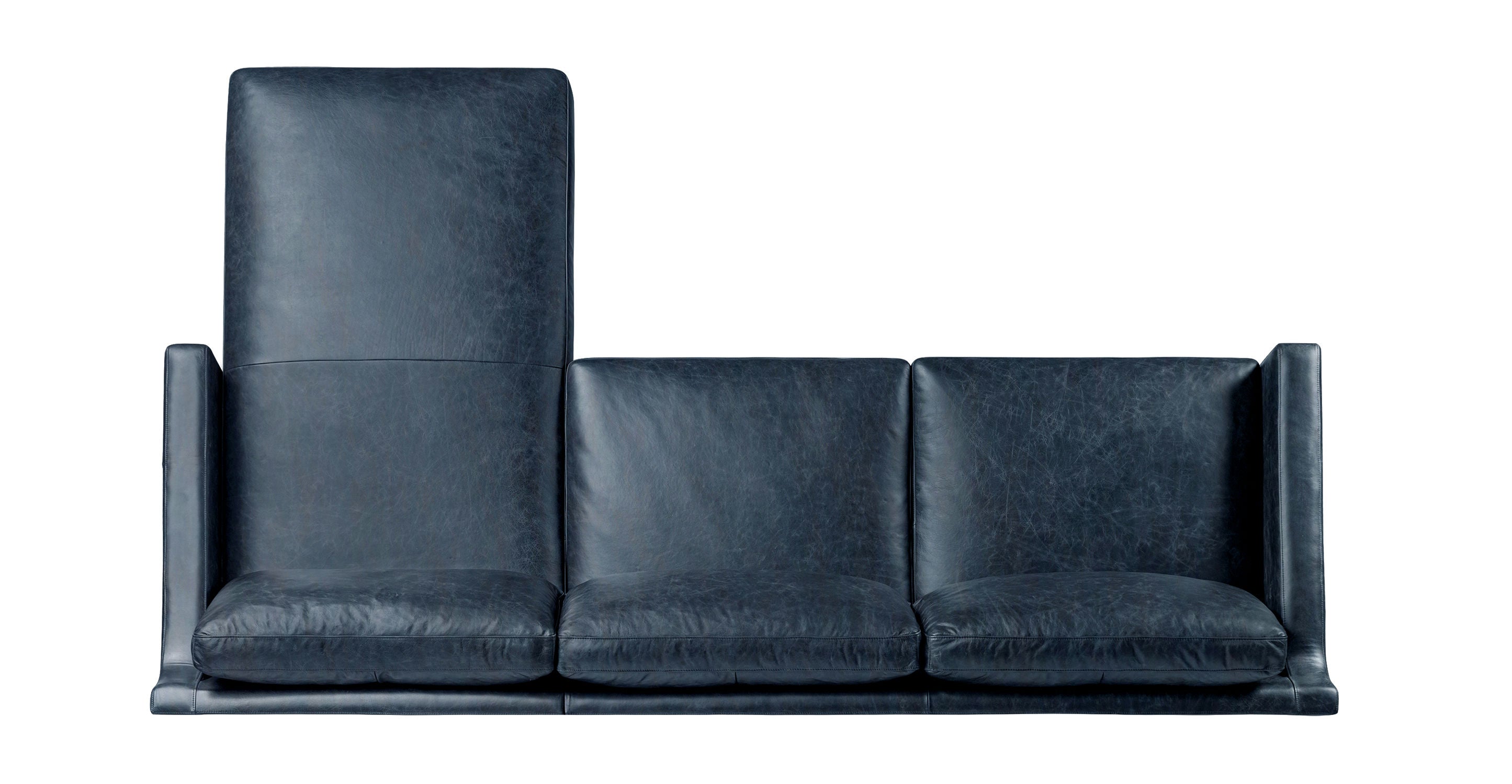 Sorrento Right Facing Sectional Sofa - Modern L-Shaped Couch with Reversible Chaise for Living Room, Family Room & Home Theater