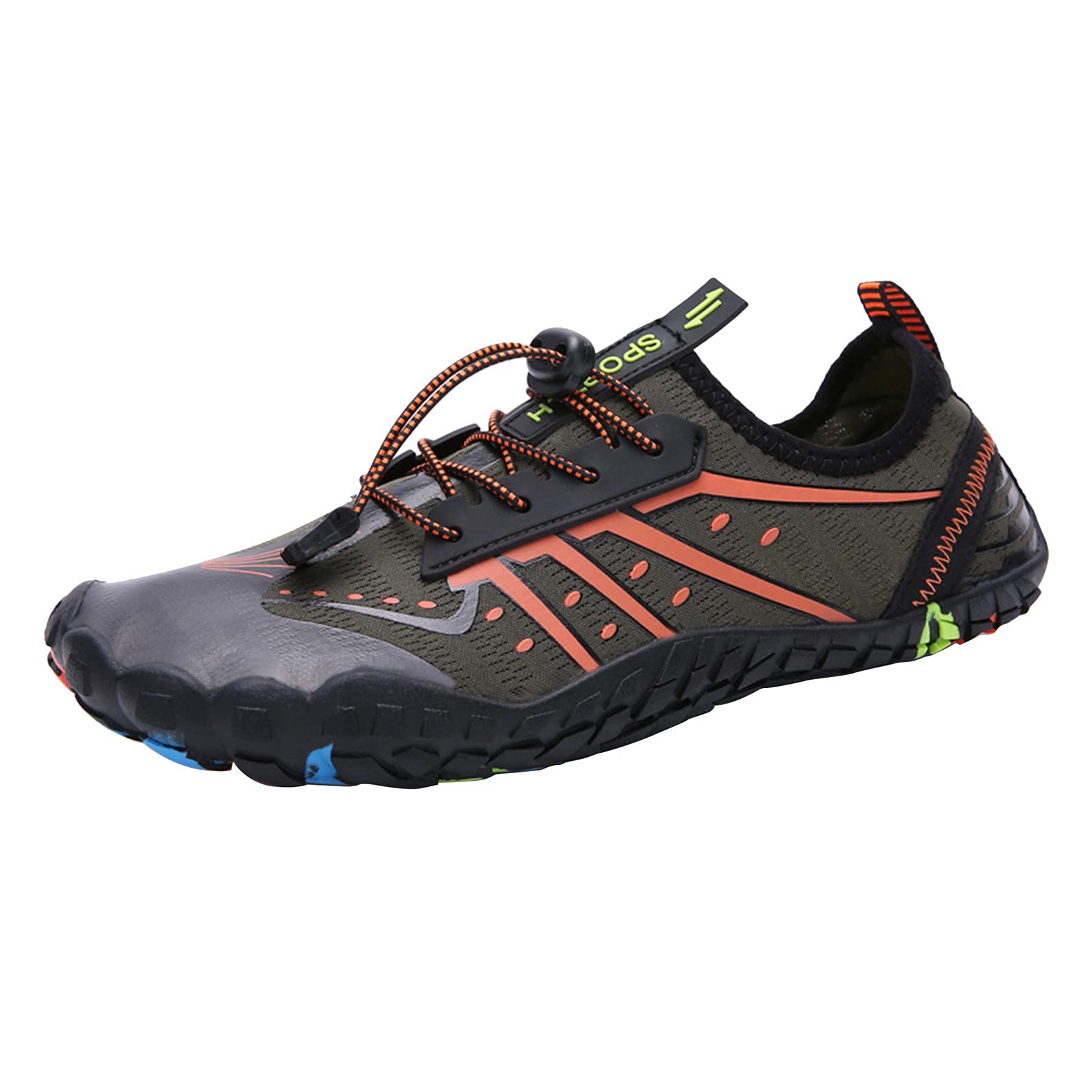 FAJIA Men's Mid Top Sneakers - Waterproof Beach Swimming Shoes for Hiking, Diving & Outdoor Activities | Summer Water Shoes for Men | Perfect for Beach, Pool, Hiking and Water Sports