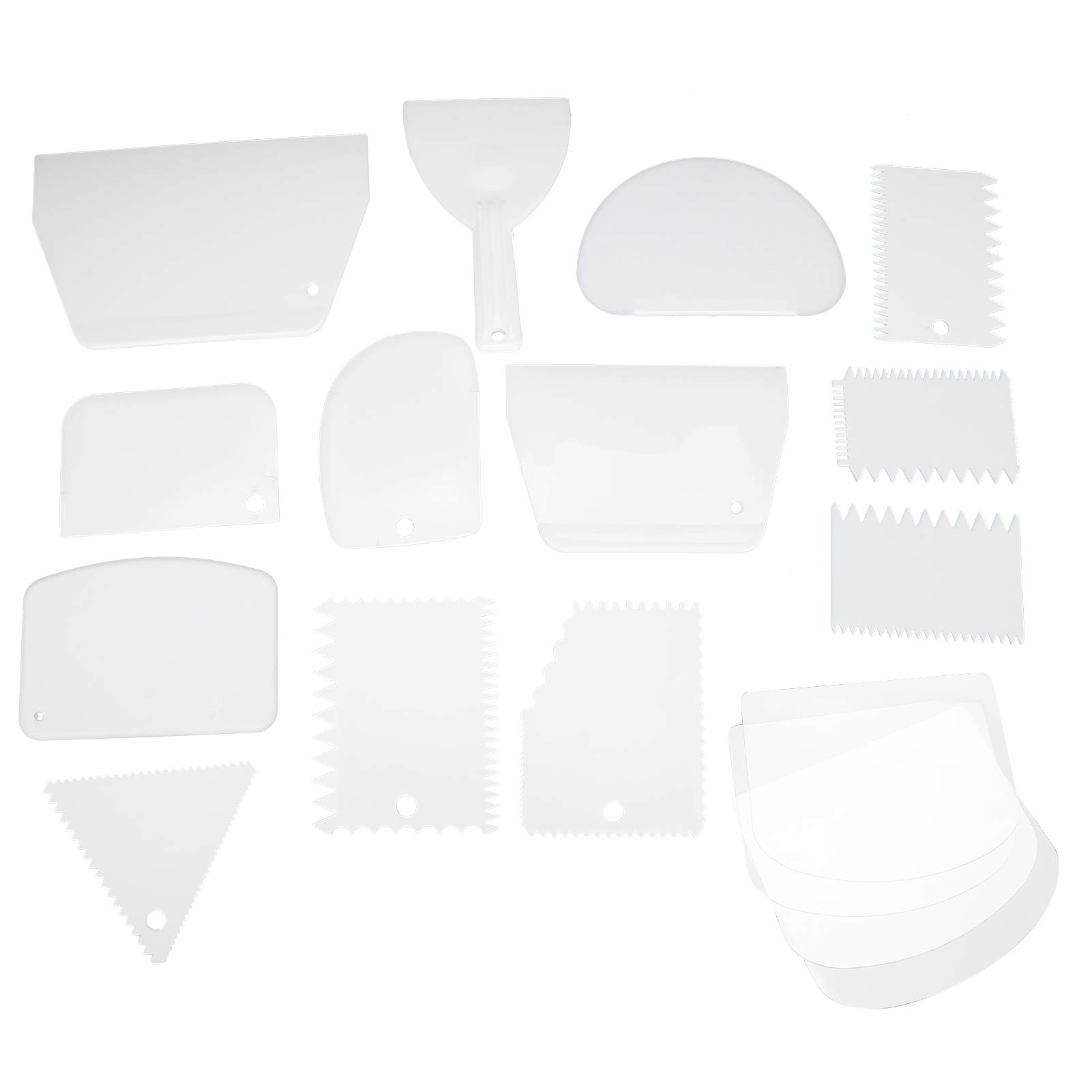 Non-Toxic Reusable Cream Scraper & Smoother - Safe Baking Tool for Cutting Dough, Bread, Pizza & Cakes | Perfect for Home Bakers, Cake Decorating & Pastry Making