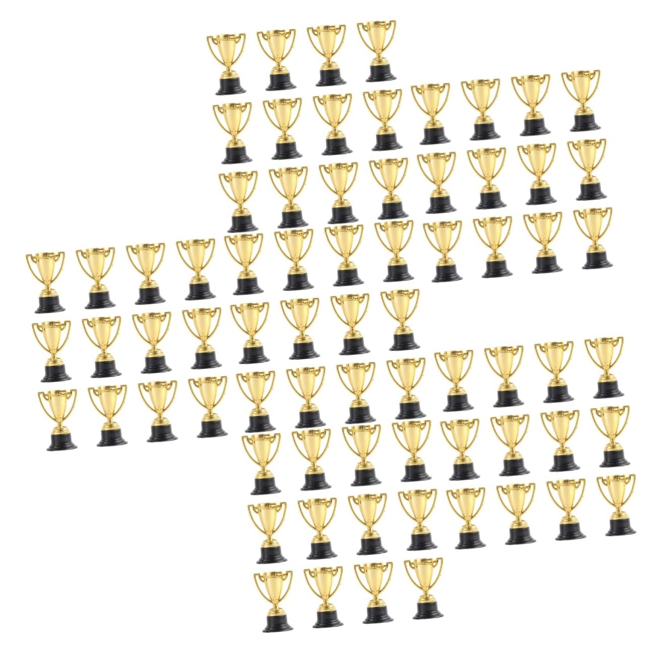 SUPVOX 24-Pack Mini Gold Plastic Trophies for Kids - Small Award Cups, Prize Trophies for Classroom Rewards, Sports, Games, and Party Favors - Perfect for Student Achievements and Fun Competitions