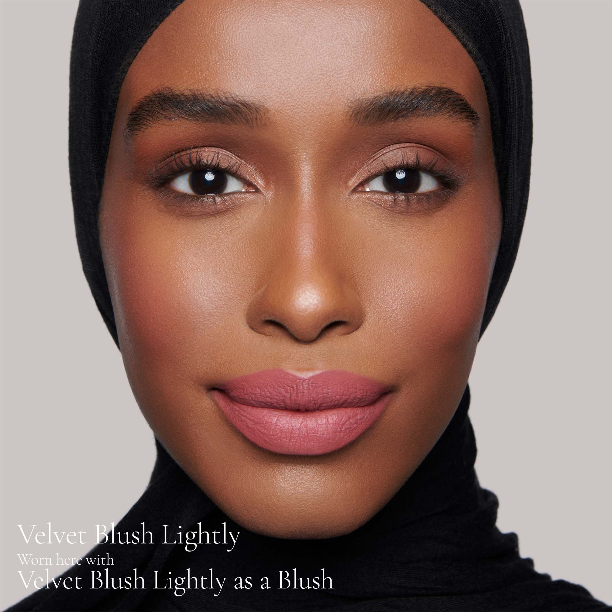 Velvet Blush Lightly True Velvet Lip Color - Long Lasting Matte Lipstick for Women, Hydrating & Non-Drying Formula - Perfect for Date Night, Parties & Everyday Wear