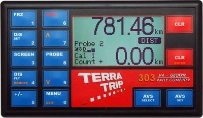 Terratrip 303 Geo Trip V5 - High-Precision GPS Rally Computer for Motorsports & Off-Road Racing | Perfect for Rally Navigation, Timekeeping & Performance Tracking