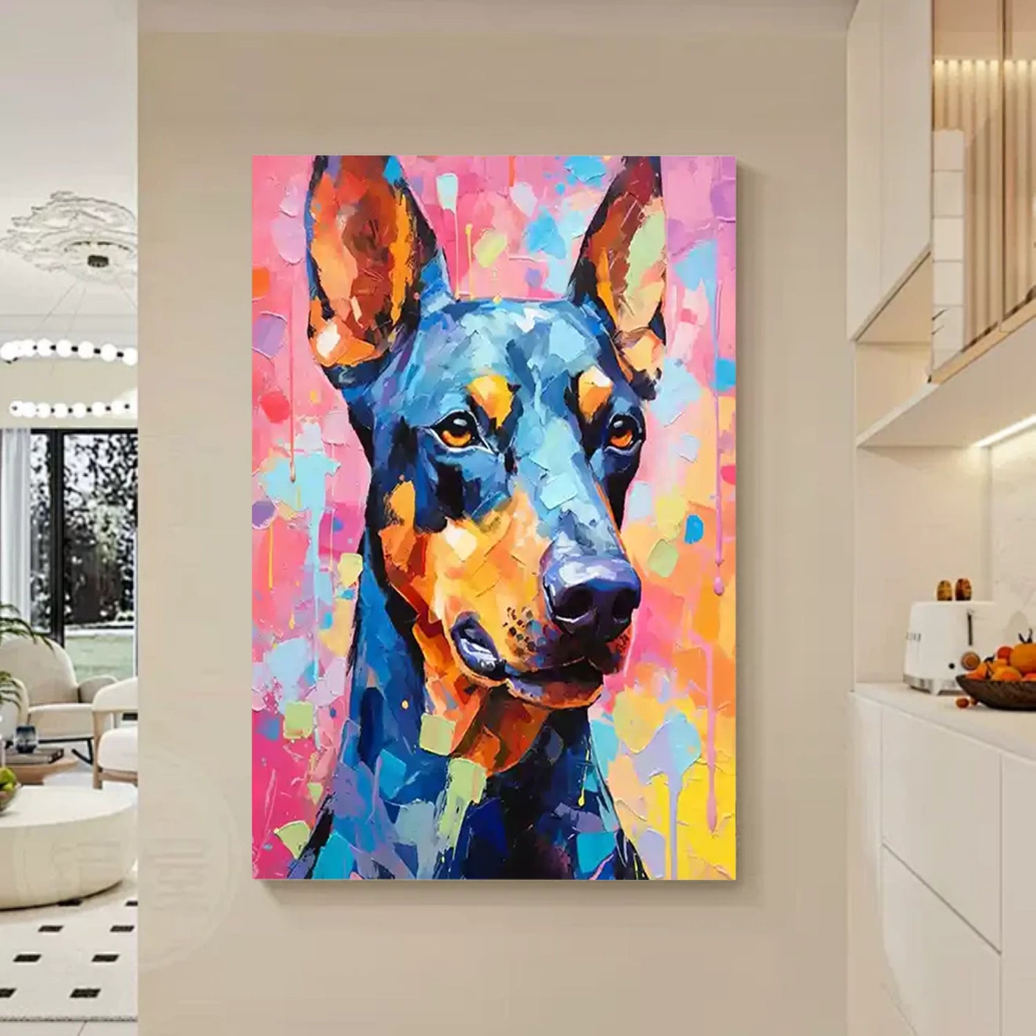 Animal Art Painting #AP149 - Handmade Wildlife Canvas Art for Home & Office Decor | Perfect for Living Room, Bedroom, or Gift