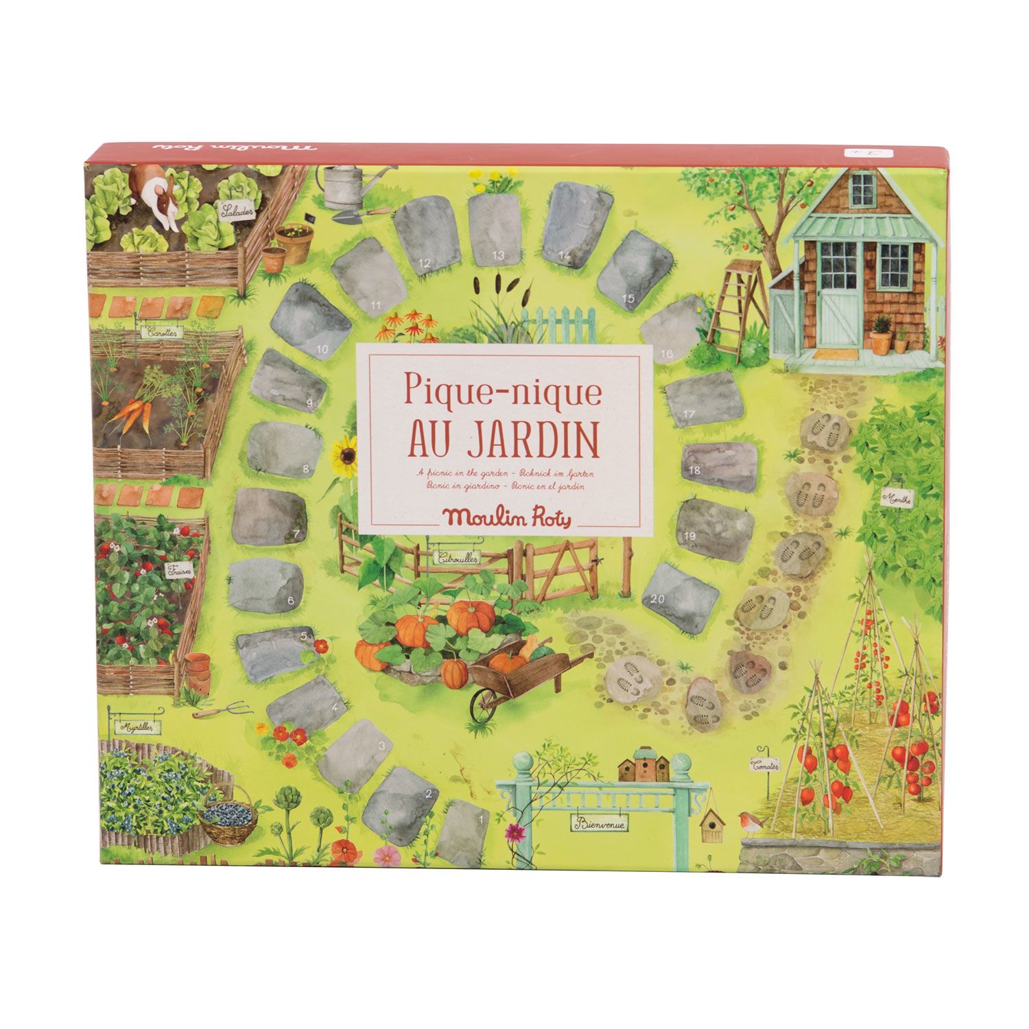 Garden Picnic Game - Fun Outdoor Family Board Game for Kids & Adults - Perfect for Backyard Parties, BBQs & Picnics