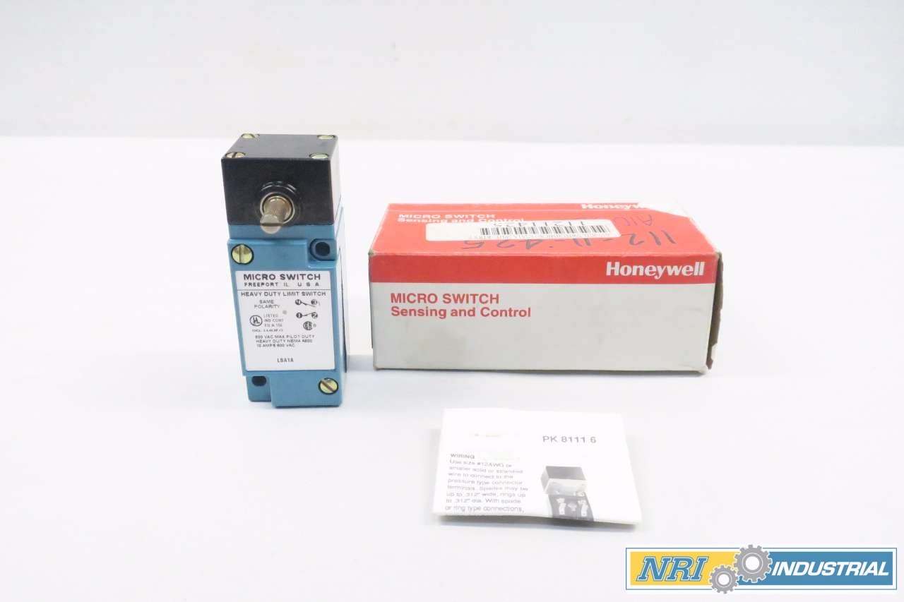 HONEYWELL LSA1A Micro Switch Limit 600V-AC 10A AMP Switch D545840 - Heavy Duty Electrical Component for Industrial Machinery & Automation Systems