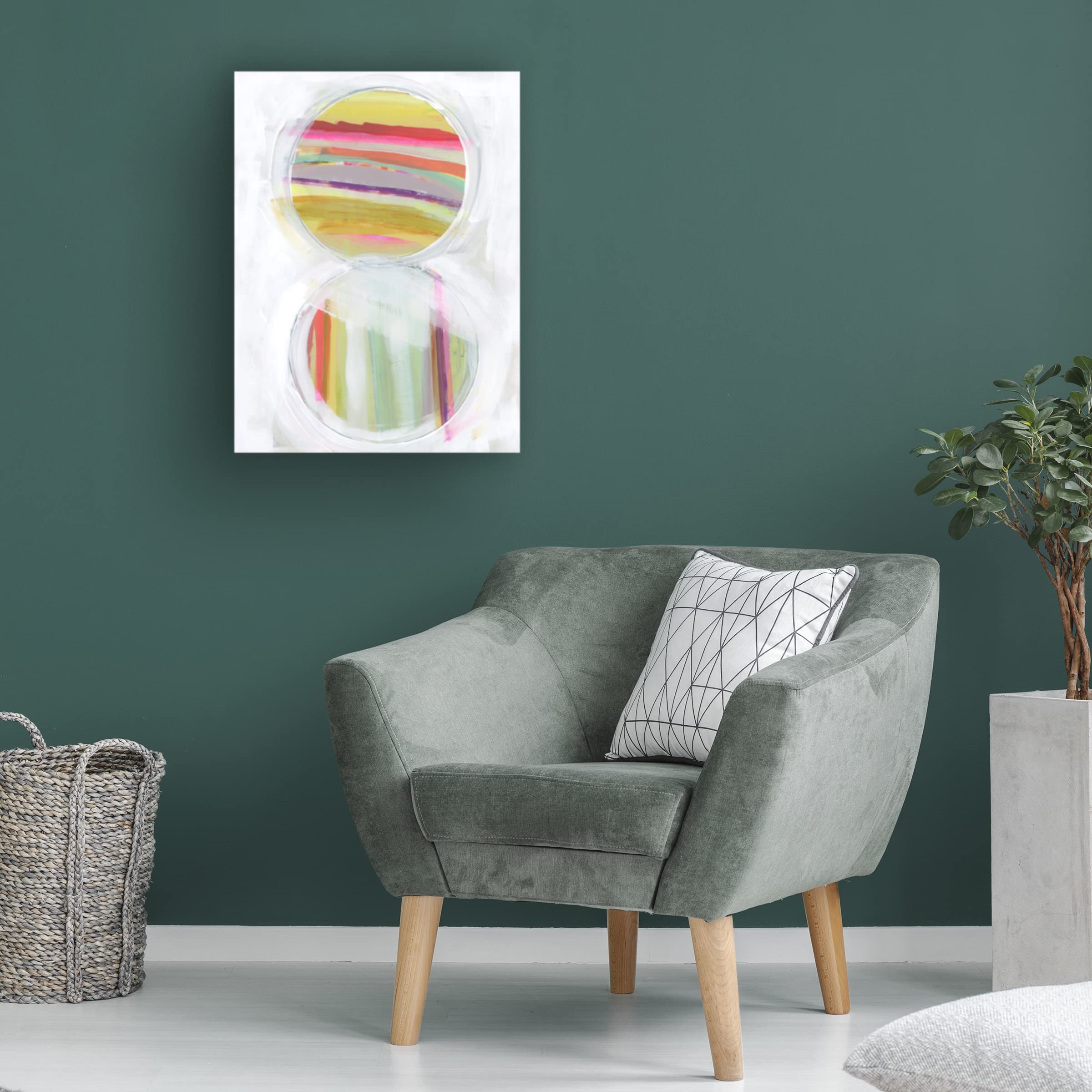 Bellissimo Art 'Art in Whites VIII' Premium Canvas Wall Art - 24x32 Inches - Modern Home & Office Decor - Perfect for Living Room, Bedroom, or Gallery Display
