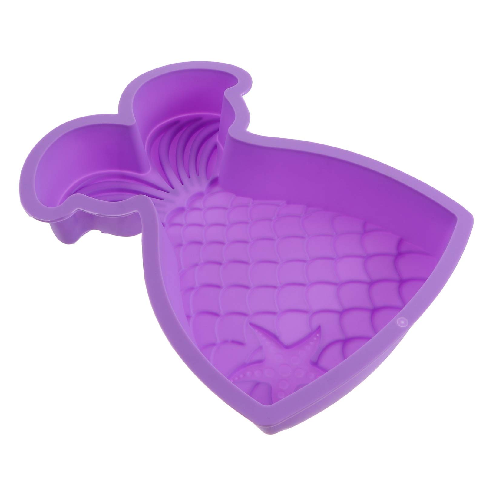 Hemoton Silicone Mermaid Tail Mold Set - 6 Pack Fondant Soap Chocolate Candy Molds for Cake Decorating, Resin Crafts, DIY Sugar Art - Perfect for Birthday Parties, Baby Showers & Ocean Theme Baking